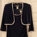 Alex Evenings ALEX Evening Dress size 6 length 53” bust 32” navy blue color all bids attached Photo 3