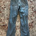 ZARA High Rise Straight leg Split hem Jeans Light Wash size 4 Blogger favorite Photo 2