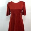 ZARA  Trafaluc Red Suede Boxy Mini Dress size XS Photo 0