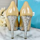 Miu Miu Open Toe Glittery Platform Stilettos Photo 4