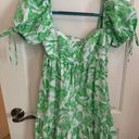 Olivaceous Mini Green Dress Photo 0