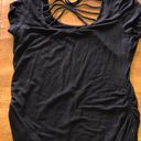 Candie's Black Short Sleeve Top Large  Photo 0