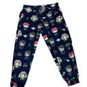 Harry Potter  Funko Pop Plush Pajama Bottoms MEDIUM Joggers Harry Hedwig Blue Photo 0