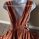 Harper NWT  STRIPE PLUNGING V-NEXK DRESS Photo 5