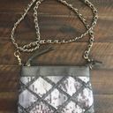 Big Buddha  Taupe Sequin Bag with Gold Chain Strap Photo 0