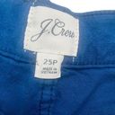 J.Crew  Slim Wide Leg Crop Size 25P Blue High Waist Culottes Pockets Stretch JL23 Photo 3