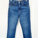 Good American  Good Classic Straight Leg Jeans in Blue280 Photo 2