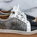 Christian Louboutin Gondoliere glitter specchio mixed leather sneakers size 35.5 Photo 8