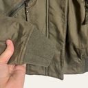 Generation Love  Georgina Asiatic Raccoon Bomber Jacket in Olive Green Sz S Photo 7