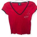 Polo Jean Co. Ralph Lauren Womens L R Rhinestone Star Logo Baby tee Photo 0