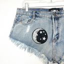 LF NWT  Taigwah Star and Moon Denim Shorts Photo 2