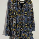 The Loft  Floral Tiered Ruffle Long Sleeve Dress Size X-Large Photo 2