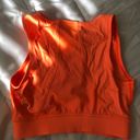 Lululemon Neon Orange Cropped Tank Photo 1