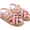 Farm Rio  Zigzag Stitch‎ Sandal in Off White Photo 1