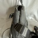 Grey Plush Fabric Weekender Travel Bag/Tote NWT Gray Photo 2