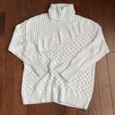 Nine West  Turtleneck Knit Sweater. Size Large. Light Blue Photo 0