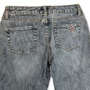 Cache 
Blue Medium Wash Vintage Studded 2 Flare Leg Jeans Photo 3