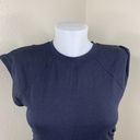 Athleta Ruched Sides Stretchy Bodycon Blue Dress Sz Small Photo 1