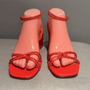 Tory Burch  Mini Benton Knot Strap Leather Sandal, BRIGHT‎ SAMBA . Size 8M Photo 1