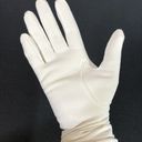 White Ruched Cotton Gloves Formal Prom Costume Small Retro Vintage Wedding Dance Photo 5