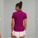 Lululemon  Quick-Drying Short Sleeve Polo Shirt
Magenta Purple Photo 2