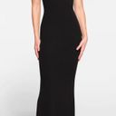 SKIMS Long Slip Dress in Onyx Photo 4