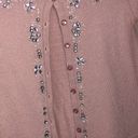 Nine West Pink cardigan with rhinestone Size XS Photo 2