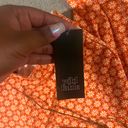 Wild Fable Retro Orange  Patterned Flare Leggings Photo 2