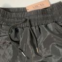 Micas Ruched Black Drawstring Wide Leg Cargo Pants Size Medium NEW! Photo 4