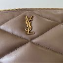 Saint Laurent Sade YSL Quilted Lambskin Pouch Clutch Bag Photo 2