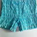 Vintage High Rise Ruffle Bloomers Medium Teal Blue 1970s Photo 1