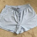 Shosho Women’s Blue Silk Shorts - Size XL Photo 2