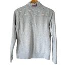 Vineyard Vines  Shep Shirt All Over Whale Grey Quarter Zip Terry Women’s Size XS Photo 2