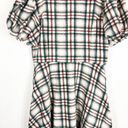 Krass&co Ivy City  Molly Plaid Flare Dress 1X Puff Sleeves Knee Length Plus Size Photo 11