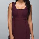 Lululemon Womens Tank Top Wrappers Delight Tank Sz 4 Burgundy New with Tags NWT Photo 2