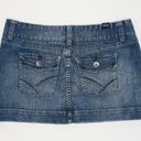 Vintage 90s Vanity Denim Mini Skirt Size L Photo 3