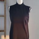 Charter Club  Black Turtleneck Sleeveless Lightweight Sweater Top M Photo 0