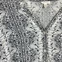 Joie Soft  Blouse Womens Small Black White‎ Button Down Snake Print Dane Photo 1