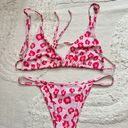 Zaful Pink Cheetah Print Bikini Photo 0