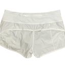 Lululemon Speed Up Low-Rise Lined Shorts 2.5” in White Size 4 Photo 4