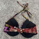 Victoria's Secret Vintage y2k victoria’s secret swim bikini top retro multi pattern underwire 34D Photo 3