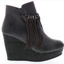 sbicca Grey Fringe Wedges Photo 0