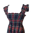 Hill House Ellie Nap Dress Navy Tartan Plaid Limited Edition Size Small Photo 3