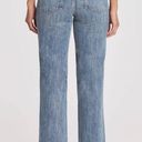 Pistola  Charlie Exposed Button Fly Destructed High Rise Straight Leg Jeans Photo 3