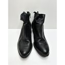 Paul Green  Boots Womens Size 7.5US Black Nelly Leather Ankle Booties Block Heel Photo 4