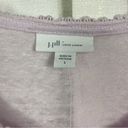 J.Jill  Love Linen Pale Orchid Linen Sweater Sz.L NWT Photo 3