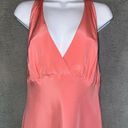 Oleg Cassini  Silk Pink Halter A-Line Flare Prom Dress Photo 2