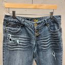 Mudd Jeans Vintage Y2K Distressed Skinny Boot Boocut Jeans Size 9 30 Flare Denim Photo 1