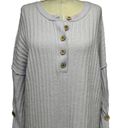 Free People  Around the Clock Tunic Sweater Lavender Size Small Photo 6