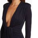 Misha Collection NWT  Francis Slinky Jersey Midi Dress in Navy Photo 2